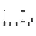 URANOS Rod-Mounted Chandelier 5xGU10/10W/230V Black