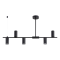 URANOS rod-mounted chandelier 5xGU10/10W/230V black