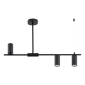 URANOS Rod Pendant Light 3xGU10/10W/230V Black