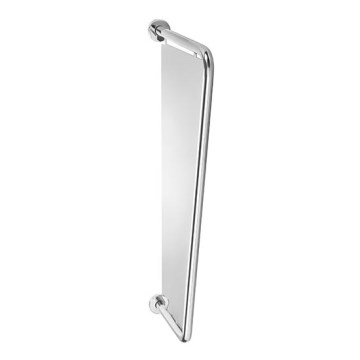 Urinal privacy panel 6x86 cm stainless steel/silver
