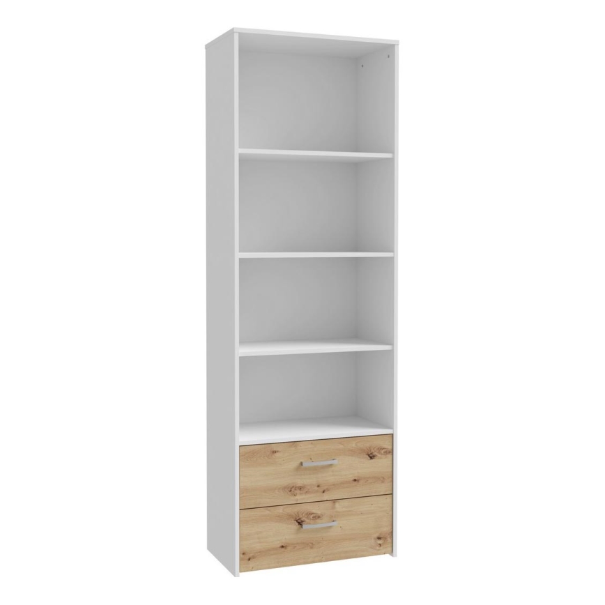 URO Bookcase, Artisan Oak/White