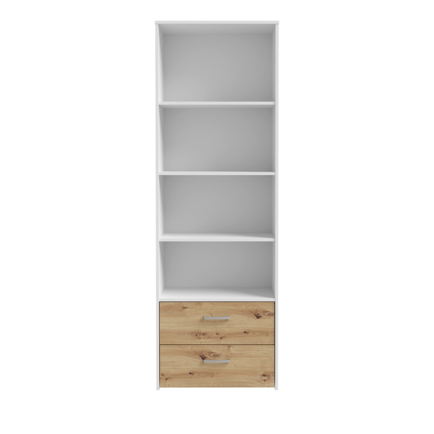 URO Bookcase, Artisan Oak/White