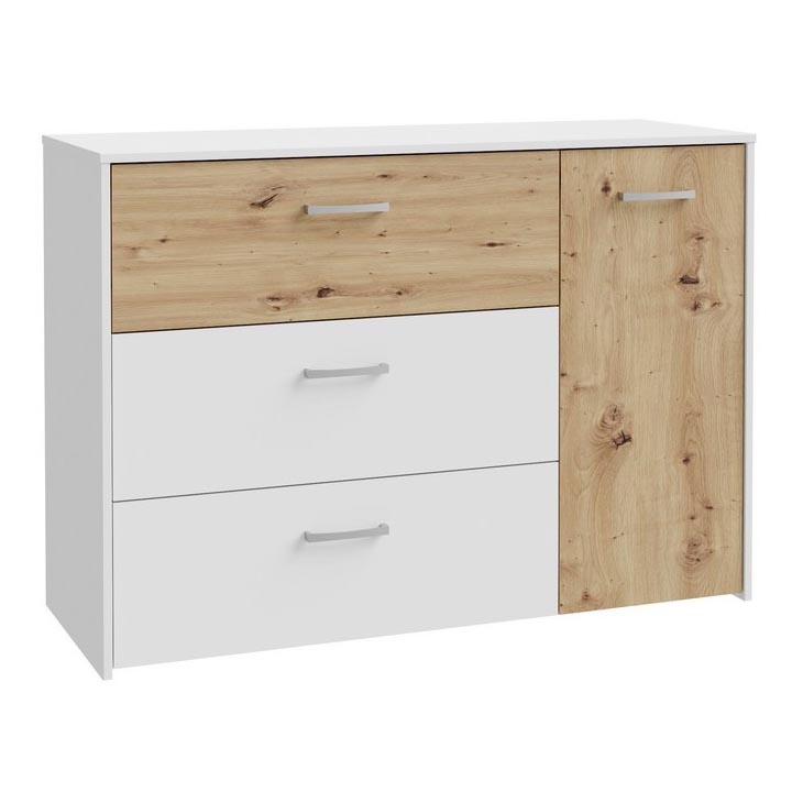 URO chest of drawers artisan oak/ white