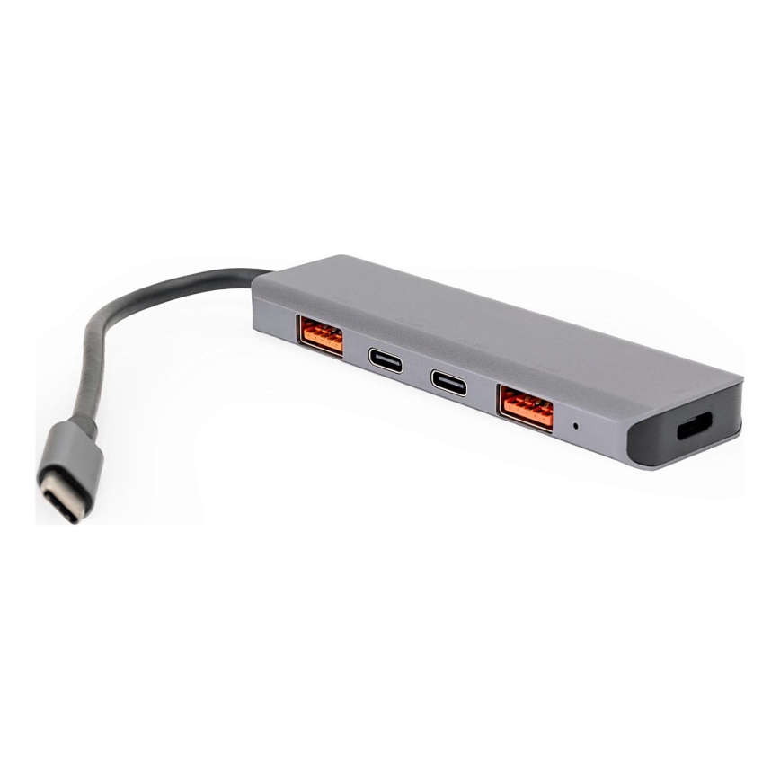 USB-C 5-in-1 hub with 100W Power Delivery