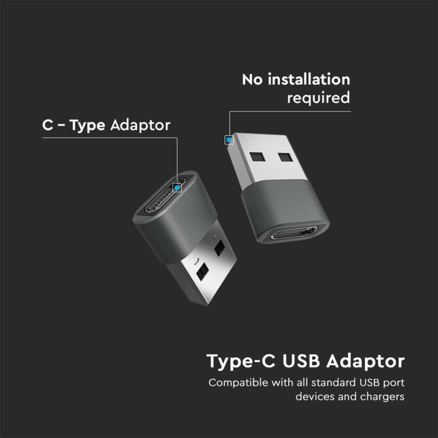 USB-C to USB adapter