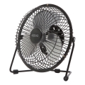 USB-powered desktop fan, 1.75 W / 5 V, 18 cm diameter, black