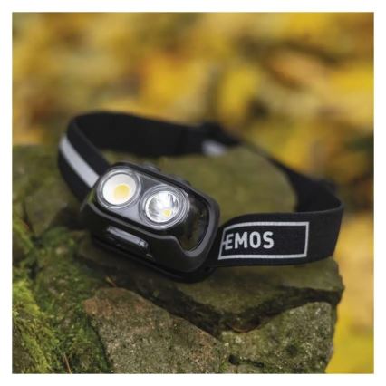 USB Rechargeable LED Headlamp, 1200 mAh