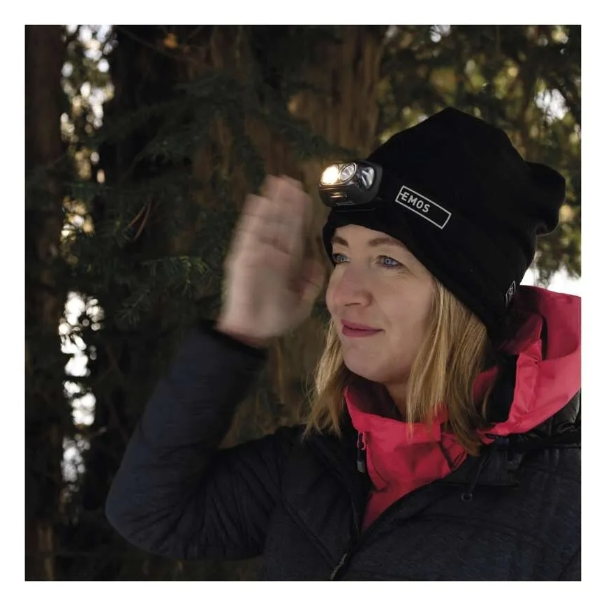 USB Rechargeable LED Headlamp, 1200 mAh