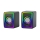 USB Speakers with RGB backlight 2x3W/5V black