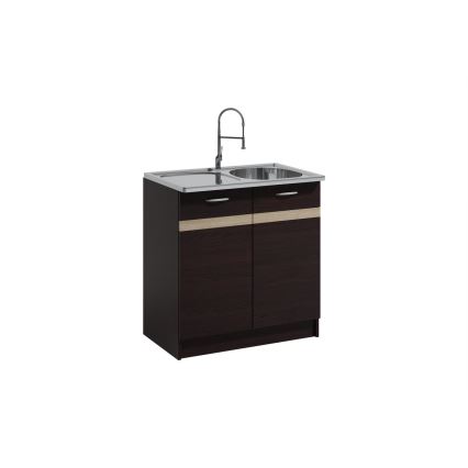 VALERIA 180 cm Kitchen Unit, Sonoma Oak/Brown