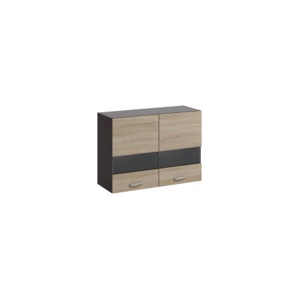 VALERIA 240 cm Kitchen Unit – Brown / Sonoma Oak Finish