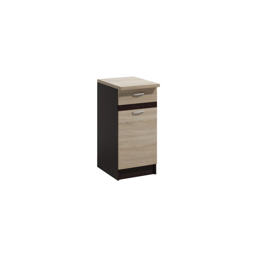 VALERIA 240 cm Kitchen Unit – Brown / Sonoma Oak Finish