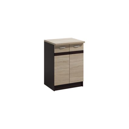VALERIA 240 cm Kitchen Unit – Brown / Sonoma Oak Finish