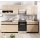 VALERIA 240 cm Kitchen Unit, Brown/Sonoma Oak