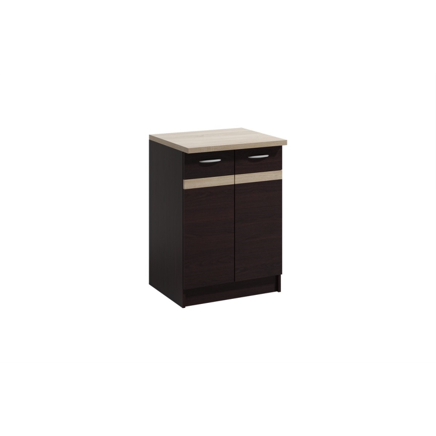 VALERIA 240 cm Kitchen Unit Sonoma Oak/Brown