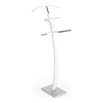 Valet stand 117x32 cm white