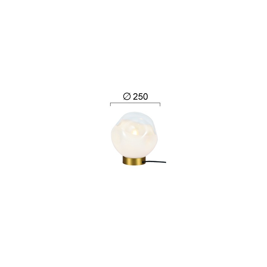 VANA Table Lamp 1xE27/40W/230V Cream/Gold