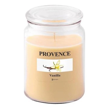 VANILLA Scented Candle 510 g — 85–95 hours burn time.