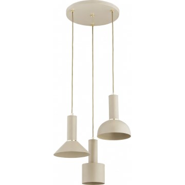 VANTI Cable Pendant 3xE27/15W/230V Beige