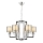 VARANA Chain-Hung Chandelier 6xE27/40W/230V Polished Chrome Finish