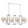 VARANA chain-hung chandelier 8xE27/40W/230V polished chrome