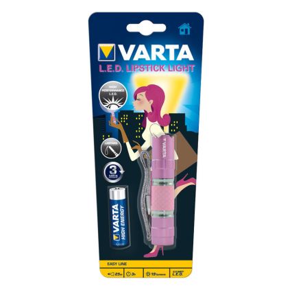 Varta 16617101421 - LED Flashlight LIPSTICK LED/1xAA