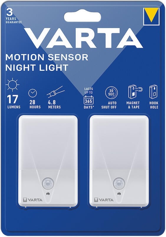 Varta 16624101402 - SET 2x LED Orientation light with sensor NIGHT LIGHT LED/3xAAA