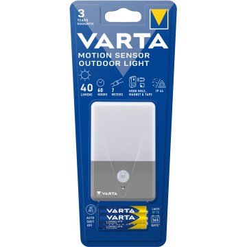 Varta 16634101421 - LED Camping flashlight with sensor LED/3xAAA IP44