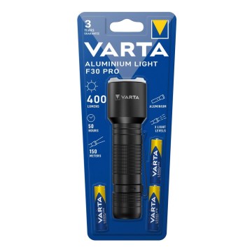 Varta 17608101421 - LED Flashlight ALUMINIUM LIGHT LED/3xAAA