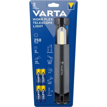Varta 18646101421 - LED Flashlight WORK FLEX LED/4xAA IP54