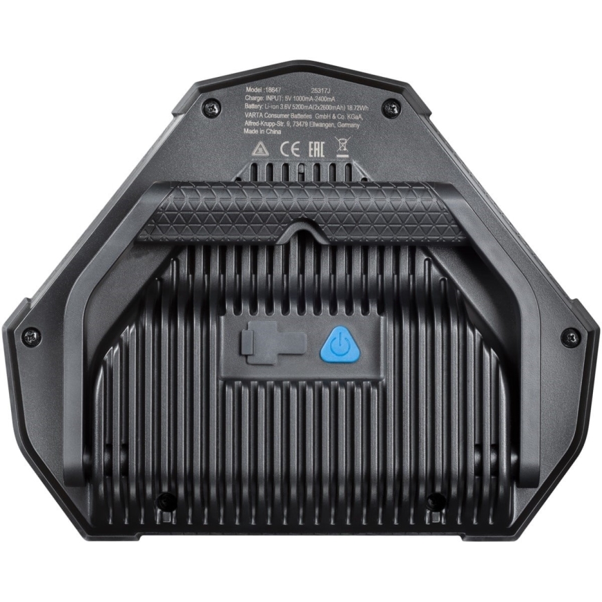 Varta 18647101401 - WORK FLEX LED Portable Work Light/12W/5V 5200 mAh IP54