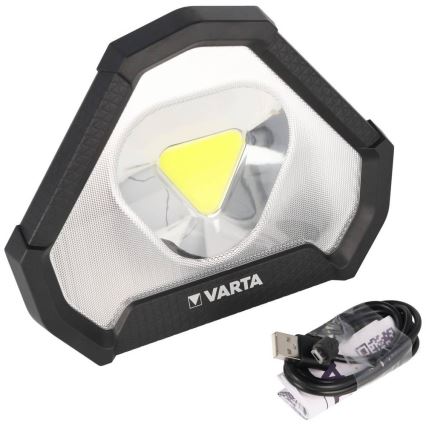Varta 18647101401 - WORK FLEX LED Portable Work Light/12W/5V 5200 mAh IP54