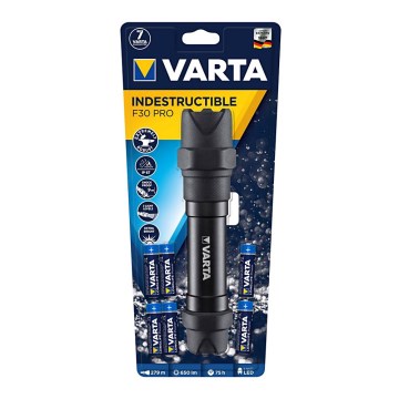 Varta 18714101421 - LED Flashlight INDESTRUCTIBLE LED/6W/6xAA