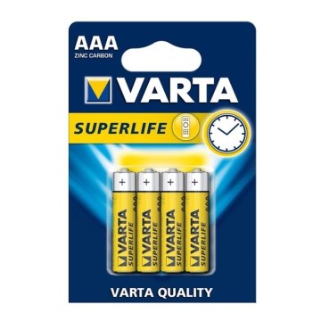 Varta 2003 - 4 pcs Zinc-carbon battery SUPERLIFE AAA 1,5V