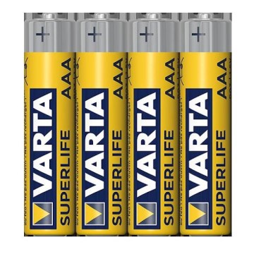Varta 2003101304 - 4 pcs Zinc-carbon battery SUPERLIFE AAA 1,5V