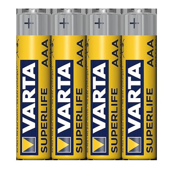 Varta 2003101304 - 4 pcs Zinc-carbon battery SUPERLIFE AAA 1,5V