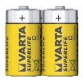 Varta 2014 - 2 pcs Zinc-carbon battery SUPERLIFE C 1,5V