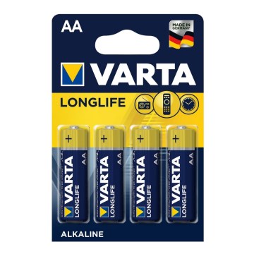 Varta 4106 - 4 pcs Alkaline battery LONGLIFE EXTRA AA 1,5V