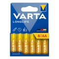 Varta 4106101736 - 6 pcs Alkaline battery LONGLIFE AA 1,5V