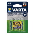 Varta 56706 - 4 pcs Rechargeable batteries ACCU AA NiMH/2100mAh/1,2V