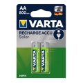 Varta 56736 - 2 pcs Rechargeable battery SOLAR ACCU AA NiMH/800mAh/1,2V