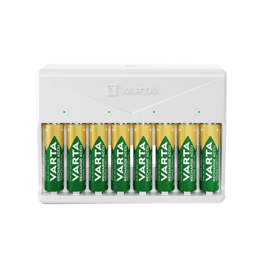 Varta 57659101401 - 8x AA/AAA Battery Charger, 5V