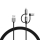 Varta 57937101111 - USB cable 3in1 with connector Lightning and Micro USB 2m