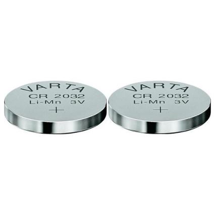 Varta 6032101402 - 2 pcs Lithium button battery ELECTRONICS CR2032 3V