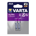Varta 6103301402 - 2 pcs Lithium battery ULTRA AAA 1,5V