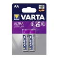 Varta 6106 - 2 pcs lithium battery ULTRA AA 1,5V