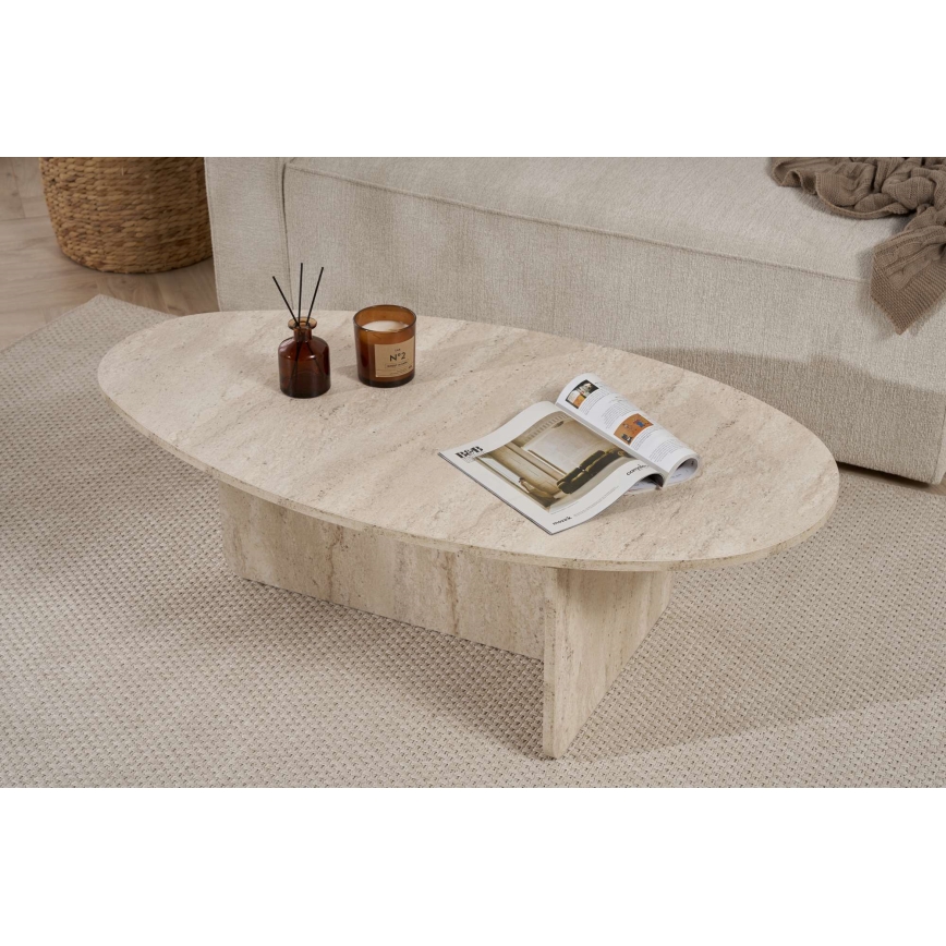VARUM Coffee Table 120 x 65 cm, Beige