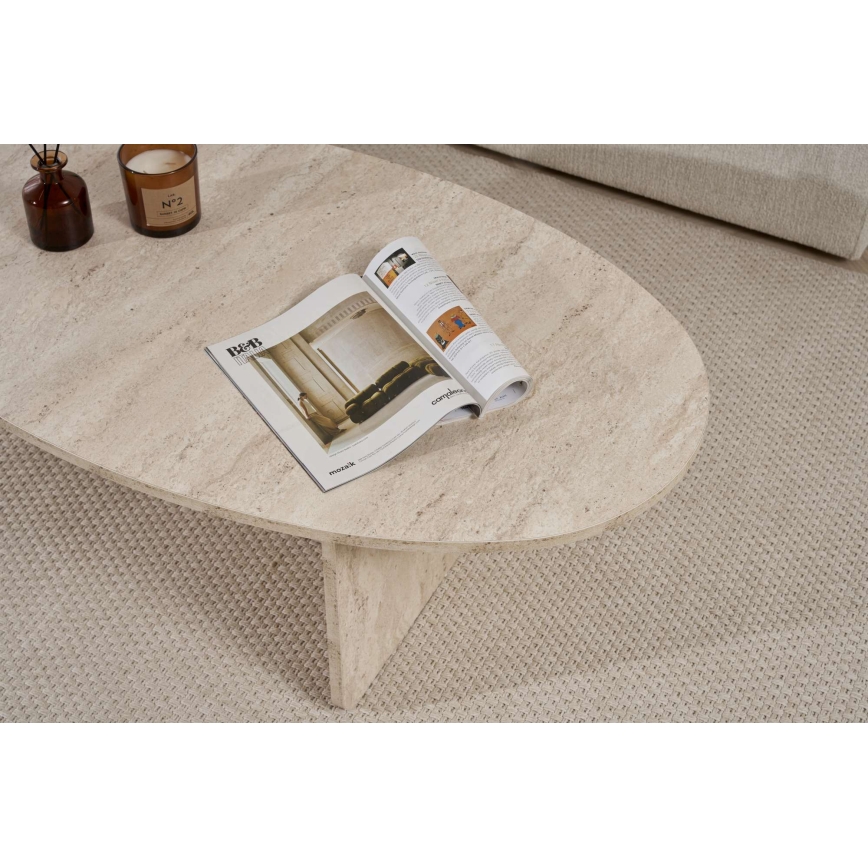 VARUM Coffee Table 120 x 65 cm, Beige
