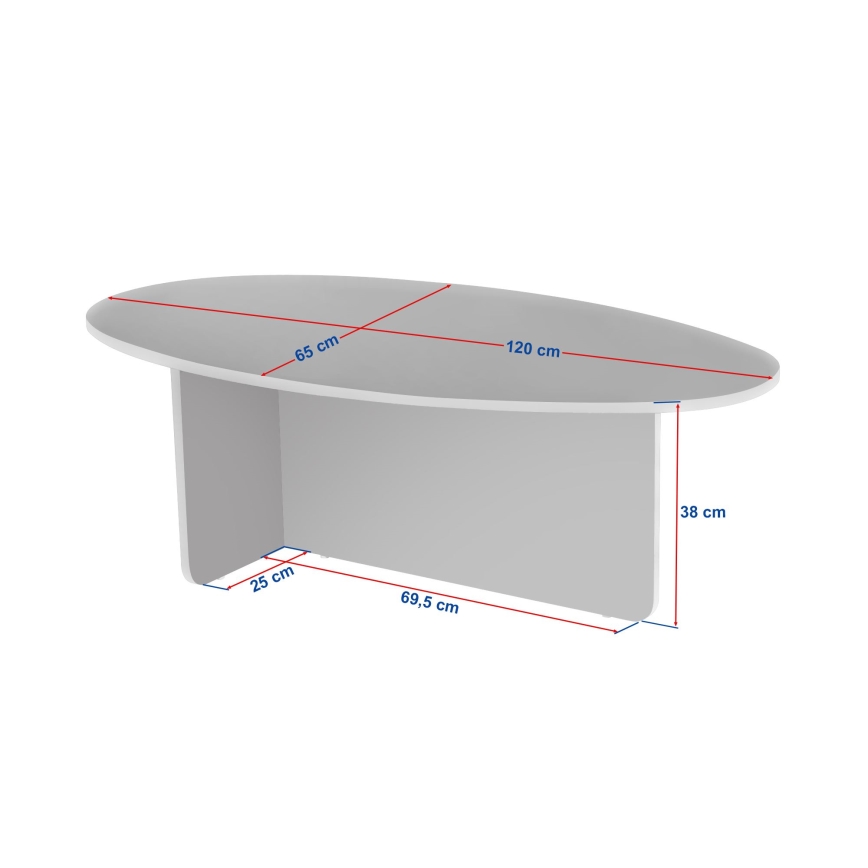 VARUM Coffee Table 120 x 65 cm, Beige