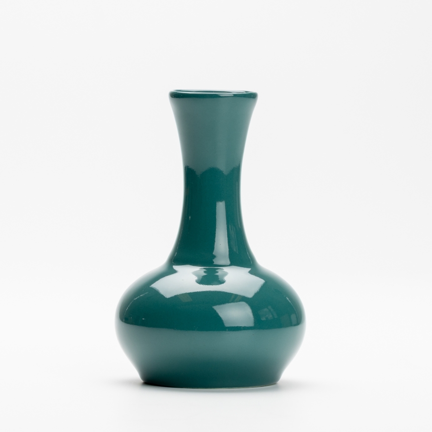 Vase Alena dark turquoise